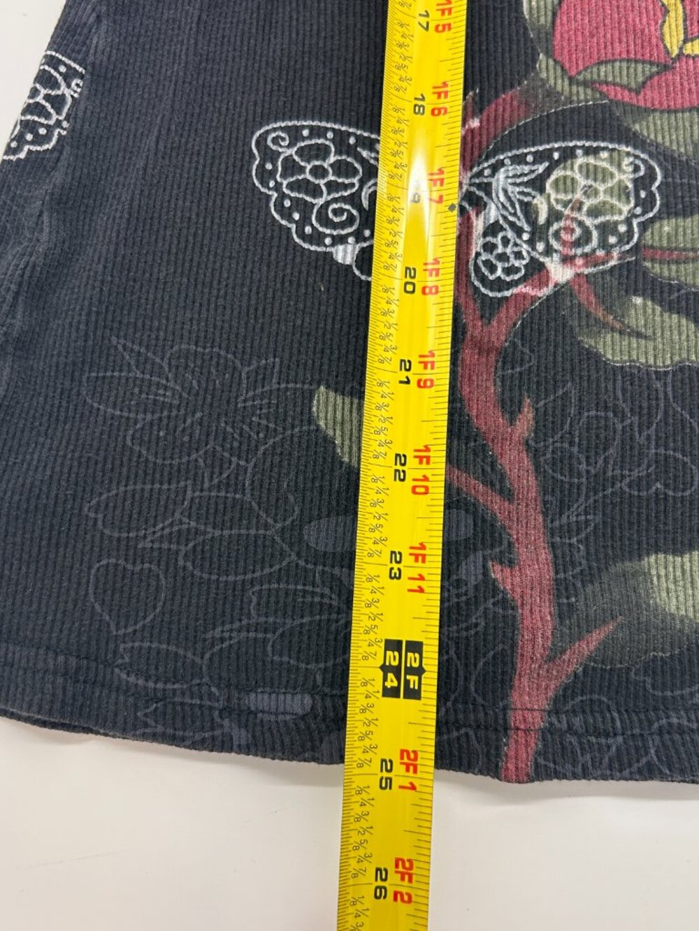 RARE VINTAGE Ed Hardy Tank Top Tunic Womens Size L Y2K Made In Usa - Picture 2 of 12